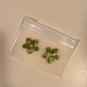 Machete Pistachio Flower Earring Charms